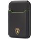 9. Portfel magentyczny Lamborghini D1 Genuine Leather MagSafe na telefon - czarno-zielony