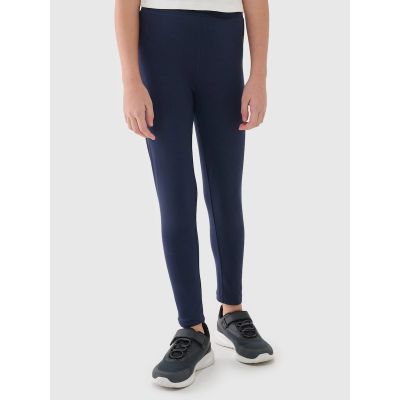 3. Legginsy dzianinowe dziewczęce 4F 4FJWMM00TTIGF220-31S