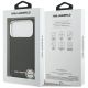 8. Etui Karl Lagerfeld Point & Metal Logo MagSafe do iPhone 17 Pro - czarne