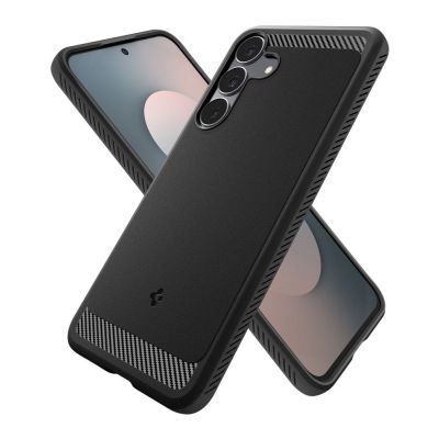 12. Etui Spigen Rugged Armor na Samsung Galaxy S25  FE - czarny mat