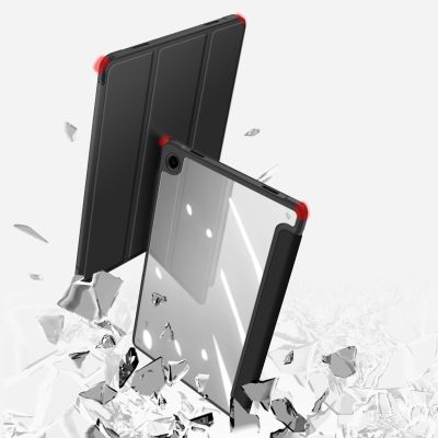 10. Etui Dux Ducis Toby pancerne etui z klapką na Samsung Galaxy Tab A11 Plus/A9 Plus - czarne