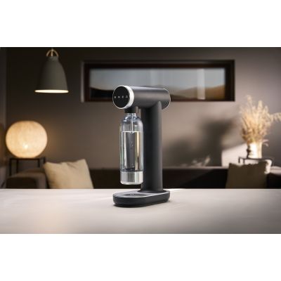 8. Smeg Wassersprudler SKC01BLM, 800ml Flasche, Mattschwarz