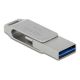 2. DeLOCK Pendrive USB-C + Typ-A 5 Gbps 128 GB - metalowa obudowa