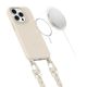 3. Etui Tech-Protect MagNecklace MagSafe na iPhone 15 Pro - beżowe