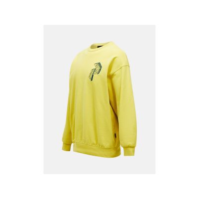 2. Bluza męska PEAK PERFORMANCE M Terry Graphic Crew kolor żółty