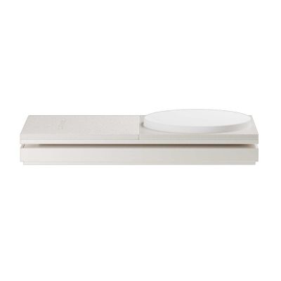 3. Ładowarka bezprzewodowa Qi2 15W do dwóch urządzeń - Native Union Rise 2-in-1 kompatybilna z MagSafe (sandstone)