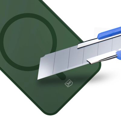 5. Etui 3mk Smoke MagCase na Samsung Galaxy S24 - zielone-półprzezroczyste