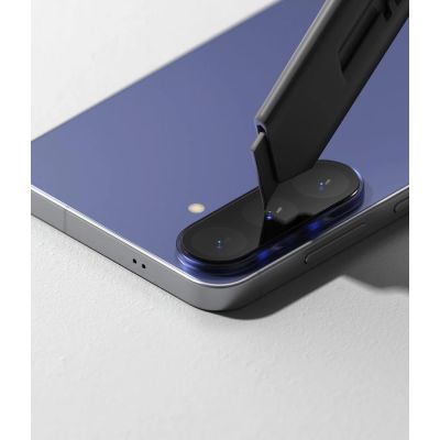 6. Szkło hartowane na aparat Ringke Camera Full Cover 2-Pack na Samsung Galaxy S26 FE - czarne