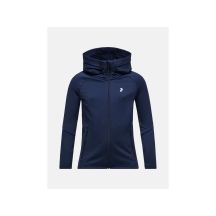 Bluza juniorska PEAK PERFORMANCE Jr Rider Essentials Zip Hood kolor granatowy
