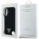 8. Etui Guess Denim Triangle Logo MagSafe na iPhone 16 - czarne