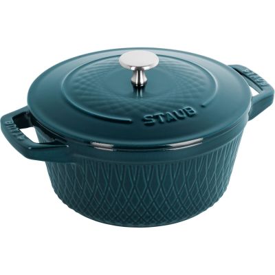 2. Garnek żeliwny okrągły Staub - 4 ltr, Morski