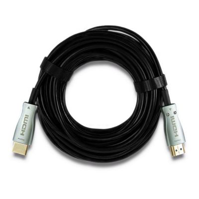 2. Qoltec 50474 kabel HDMI 30 m HDMI Typu A (Standard) Czarny, Srebrny