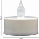 20. ZESTAW 2 ŚWIECZEK TEA LIGHT LED TIMER BIAŁY