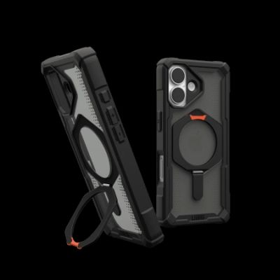 Etui UAG Plasma XTE MagSafe na iPhone 17 - czarno-pomarańczowe