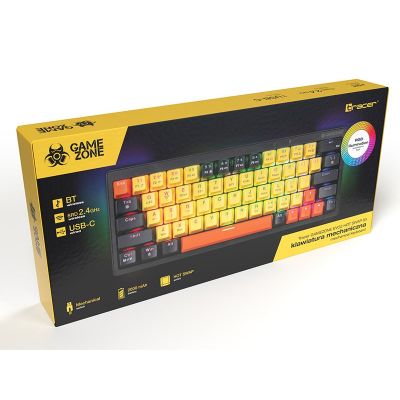 6. Klawiatura mechaniczna Tracer GAMEZONE EVO2 HOT SWAP 63 (Yellow) TRAKLA47302