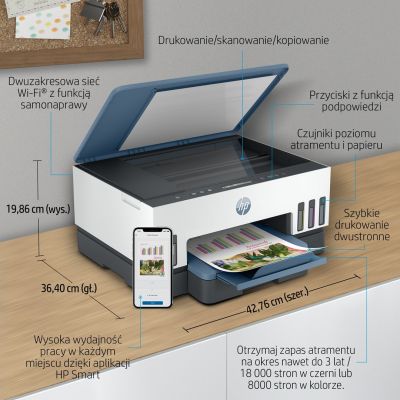 63. HP Urządz. Wielof. Smart Tank 725 All-in-One 28B51A