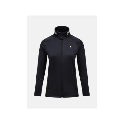 Bluza damska PEAK PERFORMANCE W Rider Essentials Zip Jacket kolor czarny