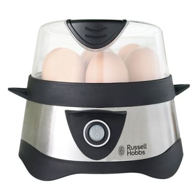 Russell Hobbs Stylo 7 jaj. 365 W Czarny, Stal nierdzewna