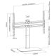 10. Equip 650612 uchwyt do telewizorów 177,8 cm (70") Czarny