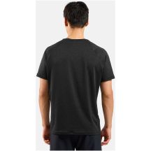 Koszulka z krótkim rękawem męska Odlo T-shirt crew neck s/s ESSENTIAL 365 czarna   S