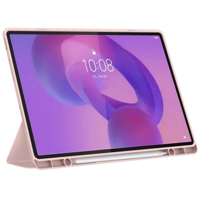 4. Etui TechProtect SmartCase Pen na Lenovo Idea Tab Plus 12.1 TB-361 - różowe