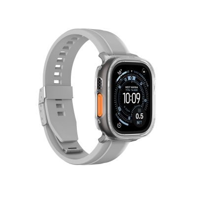 4. Etui ochronne AMAZINGTHING Minimal na Apple Watch UItra 3 49 mm - przezroczyste