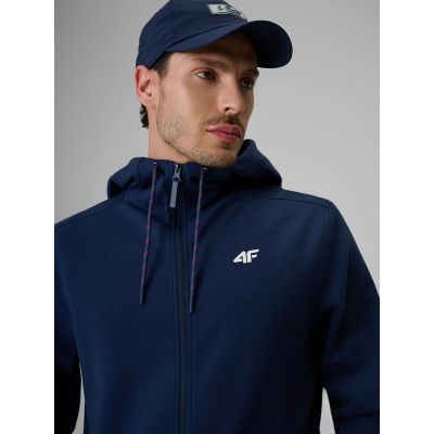 5. Męska bluza dresowa rozpinana z kapturem 4F 4FRSS26TSWSM2979-31S