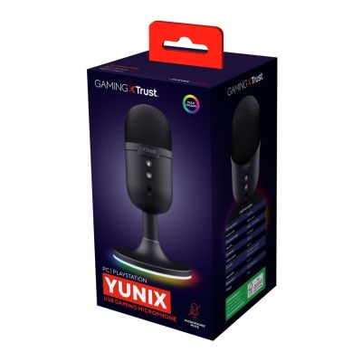 6. MIKROFON TRUST GXT234 YUNIX USB czarny (25372)