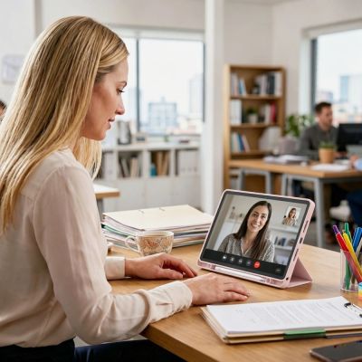 8. Etui Tech-Protect SmartCase Pen na Lenovo Idea Tab / K11 Gen. 2 11.0 TB-336 - różowe