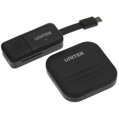 11. UNITEK BEZPRZEWODOWY NADAJNIK HDMI DO 50M, USB-C, CZARNY