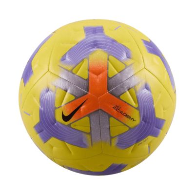 Piłka nożna Nike Academy żółto-fioletowa IQ0642 710