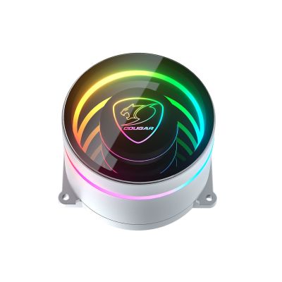 3. Chłodzenie cieczą COUGAR DISS A LIQUIDO COUGAR 3MPSD360W POSEIDON ELITE ARGB 360 BIAŁY 392x121x27mm SKT 115x-1200-1700-1366-AM5-AM4-FM2-FM1-AM3 ARGB