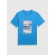 5. T-shirt regular z nadrukiem męski 4F 4F 4FWSS26TTSHM2783-33S
