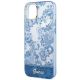 6. Etui Guess Porcelain Collection na iPhone 14 Plus - niebieskie