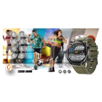 18. Smartwatch Gravity GT21-7 + Czarny Pasek Silikonowy