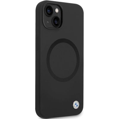 4. Etui BMW Signature Liquid Silicone MagSafe na iPhone 14 - czarne
