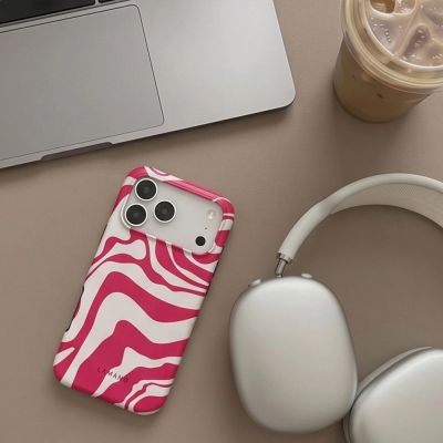 5. Etui Tech-Protect Lamano MagSafe na iPhone 18 Pro Max / 17 Pro Max - biało-różowe