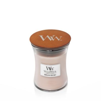 2. Świeca średnia VANILLA & SEA SALT WOODWICK