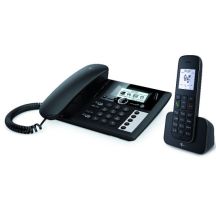 Telekom Sinus PA 207 Plus 1 Telefon analogowy/DECT Nazwa i identyfikacja dzwoniącego Czarny
