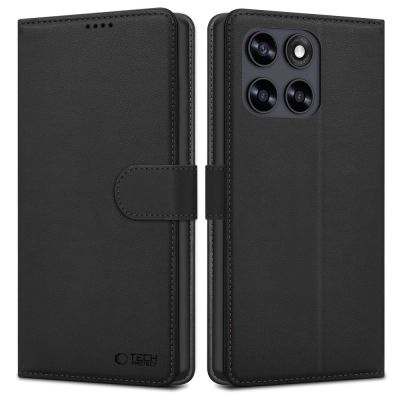 Etui Tech-Protect Wallet na Motorola Moto G67 / G77 - czarne