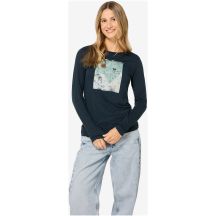 Longsleeve damski SUPER.NATURAL W SKI JUMP LS granatowy