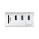 4. LogiLink CR0045 huby i koncentratory USB 3.2 Gen 1 (3.1 Gen 1) Type-A 5000 Mbit/s Srebrny