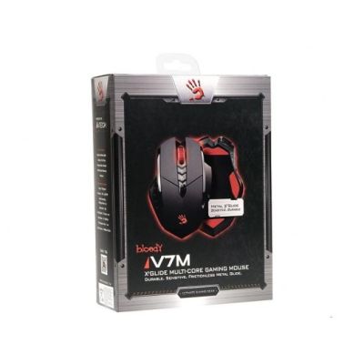 10. Mysz komputerowa A4 TECH Bloody V7m A4TMYS43940 (optyczna; 3200 DPI; kolor czarny)