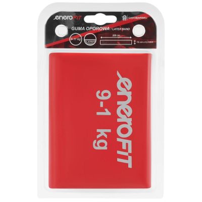 20. TAŚMA TRENINGOWA DO ĆWICZEŃ PILATES 2000x150x0,30MM 9-11KG CZERWONA