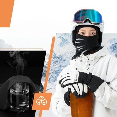 5. Kominiarka narciarska Qunature 13230023011 rower motocykl balaklava rozmiar L - czarna