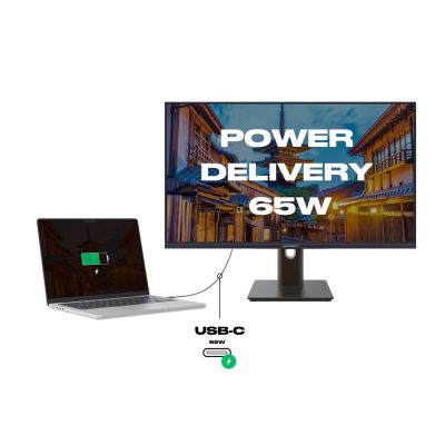 4. JAPANNEXT JN-IPS27FHDR-C65W-HSP monitor komputerowy 68,6 cm (27") 1920 x 1080 px Full HD LED Czarny