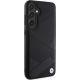 4. Etui BMW Signature Leather Crossing Lines Pattern na Samsung Galaxy S24 - czarne