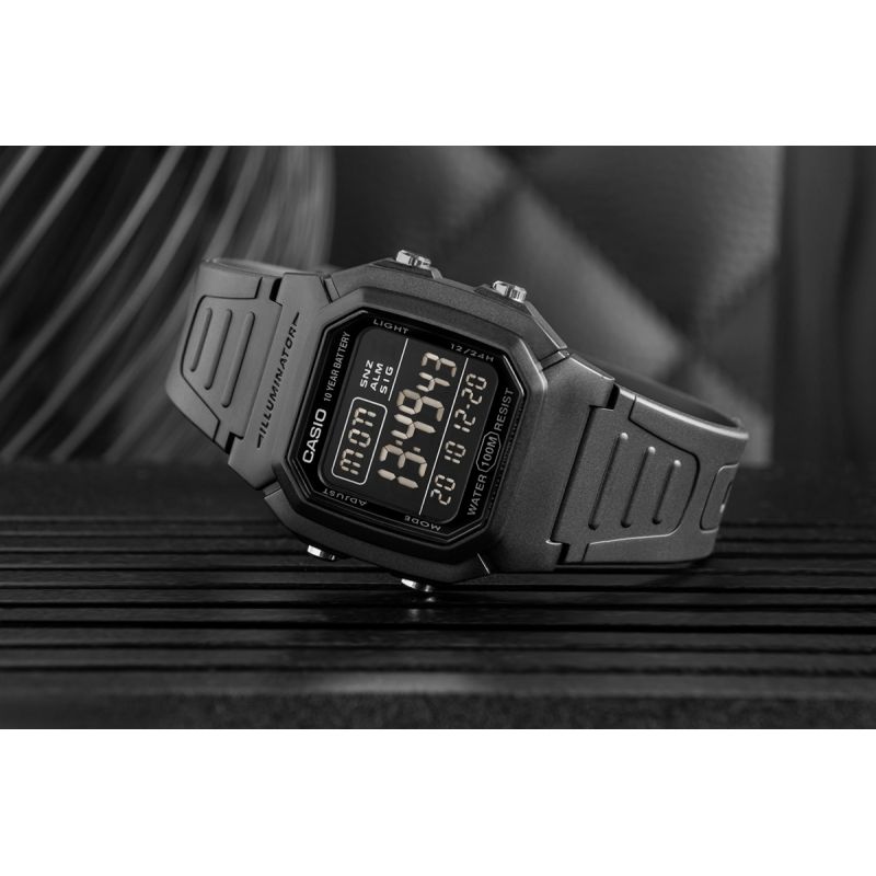 5. Zegarek Męski CASIO W-800H-1BVDF + BOX