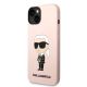 2. Etui Karl Lagerfeld Silicone Ikonik MagSafe na iPhone 14 Plus - różowe