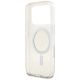 7. Etui Guess IML Glitter Pearl Strap MagSafe do iPhone 17 Pro - przezroczyste
